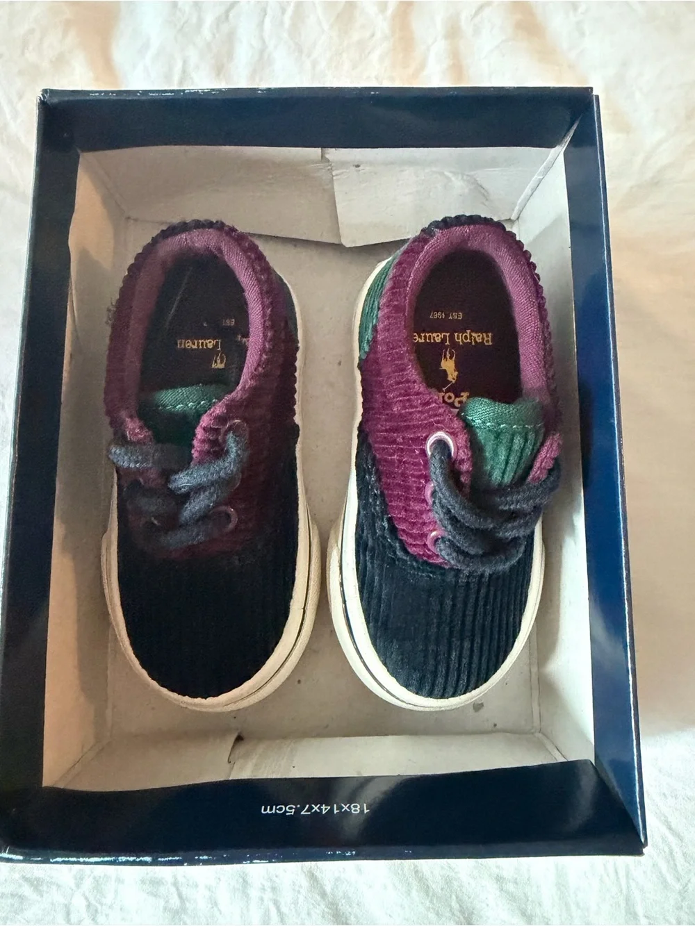 Polo by Ralph Lauren Kids Corduroy Sneakers Size 4